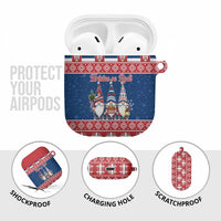 Serbia Christmas AirPods Case Hristos Se Rodi Gnome - Wonder Print Shop