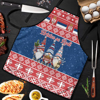 Serbia Christmas Apron Hristos Se Rodi Gnome - Wonder Print Shop