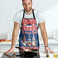 Serbia Christmas Apron Hristos Se Rodi Gnome - Wonder Print Shop