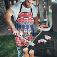 Serbia Christmas Apron Hristos Se Rodi Gnome - Wonder Print Shop