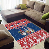 Serbia Christmas Area Rug Hristos Se Rodi Gnome - Wonder Print Shop