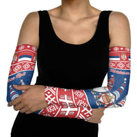 Serbia Christmas Arm Sleeves Hristos Se Rodi Gnome - Wonder Print Shop