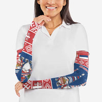 Serbia Christmas Arm Sleeves Hristos Se Rodi Gnome - Wonder Print Shop