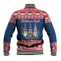 Serbia Christmas Baseball Jacket Hristos Se Rodi Gnome - Wonder Print Shop