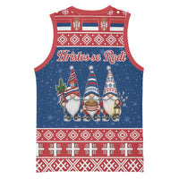 Serbia Christmas Basketball Jersey Hristos Se Rodi Gnome - Wonder Print Shop