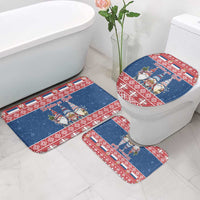 Serbia Christmas Bathroom Set Hristos Se Rodi Gnome - Wonder Print Shop