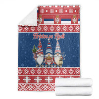 Serbia Christmas Blanket Hristos Se Rodi Gnome - Wonder Print Shop