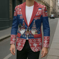 Serbia Christmas Blazer Hristos Se Rodi Gnome - Wonder Print Shop