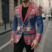 Serbia Christmas Blazer Hristos Se Rodi Gnome - Wonder Print Shop