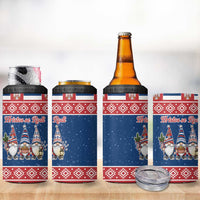 Serbia Christmas 4 in 1 Can Cooler Tumbler Hristos Se Rodi Gnome - Wonder Print Shop
