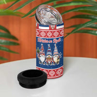 Serbia Christmas 4 in 1 Can Cooler Tumbler Hristos Se Rodi Gnome - Wonder Print Shop