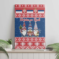 Serbia Christmas Canvas Wall Art Hristos Se Rodi Gnome - Wonder Print Shop