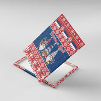 Serbia Christmas Canvas Wall Art Hristos Se Rodi Gnome - Wonder Print Shop