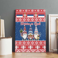 Serbia Christmas Canvas Wall Art Hristos Se Rodi Gnome - Wonder Print Shop