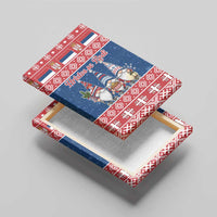 Serbia Christmas Canvas Wall Art Hristos Se Rodi Gnome - Wonder Print Shop
