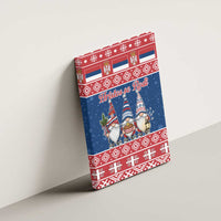 Serbia Christmas Canvas Wall Art Hristos Se Rodi Gnome - Wonder Print Shop