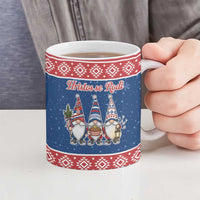 Serbia Christmas Ceramic Mug Hristos Se Rodi Gnome - Wonder Print Shop