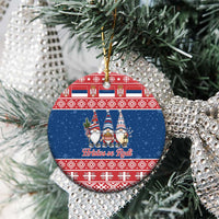 Serbia Christmas Ceramic Ornament Hristos Se Rodi Gnome - Wonder Print Shop