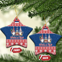 Serbia Christmas Ceramic Ornament Hristos Se Rodi Gnome - Wonder Print Shop