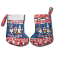 Serbia Christmas Christmas Stocking Hristos Se Rodi Gnome - Wonder Print Shop