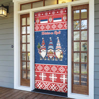 Serbia Christmas Door Cover Hristos Se Rodi Gnome - Wonder Print Shop
