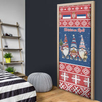Serbia Christmas Door Cover Hristos Se Rodi Gnome - Wonder Print Shop