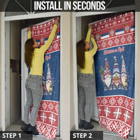 Serbia Christmas Door Cover Hristos Se Rodi Gnome - Wonder Print Shop