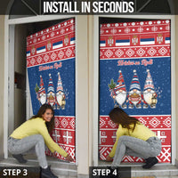 Serbia Christmas Door Cover Hristos Se Rodi Gnome - Wonder Print Shop