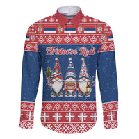 Serbia Christmas Family Matching Mermaid Dress and Hawaiian Shirt Hristos Se Rodi Gnome - Wonder Print Shop