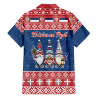 Serbia Christmas Family Matching Tank Maxi Dress and Hawaiian Shirt Hristos Se Rodi Gnome - Wonder Print Shop
