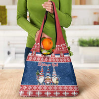 Serbia Christmas Grocery Bag Hristos Se Rodi Gnome - Wonder Print Shop