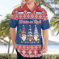 Serbia Christmas Hawaiian Shirt Hristos Se Rodi Gnome - Wonder Print Shop