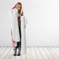 Serbia Christmas Hooded Blanket Hristos Se Rodi Gnome - Wonder Print Shop
