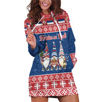 Serbia Christmas Hoodie Dress Hristos Se Rodi Gnome - Wonder Print Shop