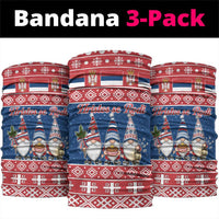 Serbia Christmas Neck Gaiter Hristos Se Rodi Gnome - Wonder Print Shop
