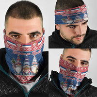 Serbia Christmas Neck Gaiter Hristos Se Rodi Gnome - Wonder Print Shop
