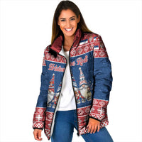 Serbia Christmas Padded Jacket Hristos Se Rodi Gnome - Wonder Print Shop