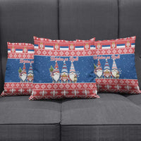 Serbia Christmas Pillow Cover Hristos Se Rodi Gnome - Wonder Print Shop