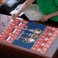 Serbia Christmas Puzzle Hristos Se Rodi Gnome - Wonder Print Shop