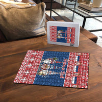 Serbia Christmas Puzzle Hristos Se Rodi Gnome - Wonder Print Shop