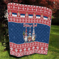 Serbia Christmas Quilt Hristos Se Rodi Gnome - Wonder Print Shop