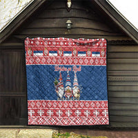 Serbia Christmas Quilt Hristos Se Rodi Gnome - Wonder Print Shop