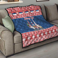 Serbia Christmas Quilt Hristos Se Rodi Gnome - Wonder Print Shop