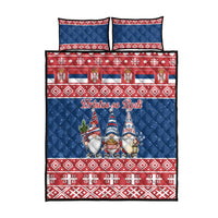 Serbia Christmas Quilt Bed Set Hristos Se Rodi Gnome - Wonder Print Shop