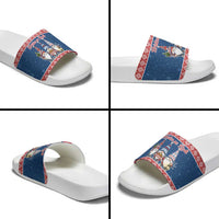 Serbia Christmas Slide Sandals Hristos Se Rodi Gnome - Wonder Print Shop