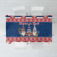 Serbia Christmas Tablecloth Hristos Se Rodi Gnome - Wonder Print Shop
