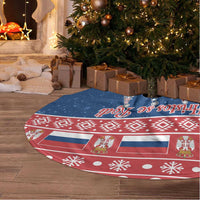 Serbia Christmas Tree Skirt Hristos Se Rodi Gnome - Wonder Print Shop