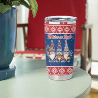 Serbia Christmas Tumbler Cup Hristos Se Rodi Gnome - Wonder Print Shop