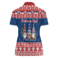 Serbia Christmas Women Polo Shirt Hristos Se Rodi Gnome - Wonder Print Shop