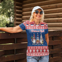 Serbia Christmas Women Polo Shirt Hristos Se Rodi Gnome - Wonder Print Shop
